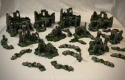 Zestaw ruin opuszczone miasto mesbg lotrsbg makiety teren do gry wh40k