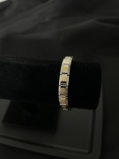 NOWA Bransoletka Italian Charms – Motyw Słońca – Złote akcenty