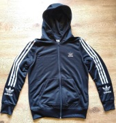 Bluza adidas Originals Trefoil Hoodie Rozpinana Czarna FT1824 rozmiar M