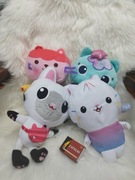 4 szt Koci Domek Maskotki pluszaki przytulanki 