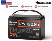 Akumulator Humsienk 12v 150ah bez Bluetooth 