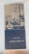 Operacja Żagiel 1974 folder z żaglowcami