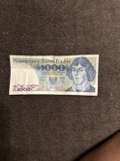 Banknot PRL o nominale 1000zł
