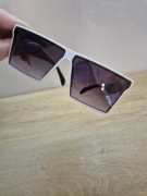 Okulary przeciwsłoneczne białe Prada unisex 