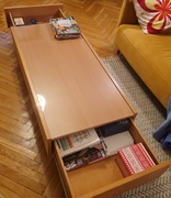 Stolik kawowy IKEA, z szufladami