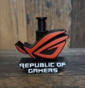 Regulowana podpórka pod GPU – styl ROG (PETG)
