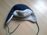 Czapka dziecięca uszanka uszatka wiązana rozm 54
