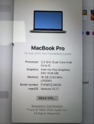MacBook Pro 13” Retina, Space Gray i5 / 16GB / SSD 256GB Super Stan