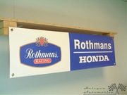 Baner plandeka Rothmans Honda 150x60cm