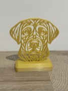 Figurka Psa Labrador Z Podstawką Dekoracja Prezent Ozdoba Wnętrz Druk 3d