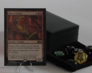 ZESTAW Gotowa Talia - Elven Fire (Gruul Dragon Tribal) + Akcesoria