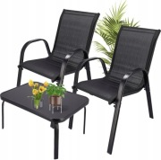 MEBLE OGRODOWE komplet kawowy stolik krzesła 