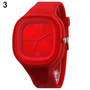 ZEGAREK JELLY WATCH - CZERWONY 