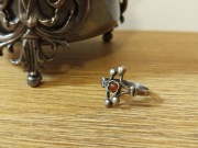 Stary, srebrny pierścionek Warmet, vintage