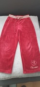 Spodnie dresowe bordowe