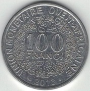 Afryka Zachodnia (BCEAO) 100 franków 2013 - 26 mm - nr 2