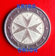 2 Euro 2013 - Malta - Krzyż Maltański