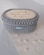 Koszyk na chleb z bawełnianego sznurka