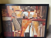 Duży obraz reprodukcja Yuri Tremler pod tytułem Sitting at the Bar