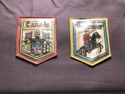 Naszywki Vancouver Canada stare 7 cm