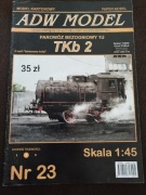 Model kartonowy Parowóz bezogniowy 1U TKb 2