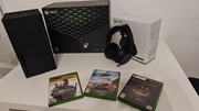 Xbox Series X 1TB | Stan B.Dobry | Mało używana | Słuchawki + 3 Gry!