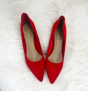 Buty na obcasie szpilki czerwone 36 37 38 39 40 41 