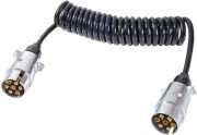 Kabel przyczepy 7-pinowy 12V 3m spiralny