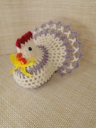 Szydełkowa kurka, lila