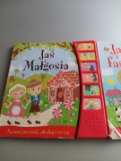 Y7- Jaś i Małgosia + Jaś i magiczna fasola - książki dźwiękowe 