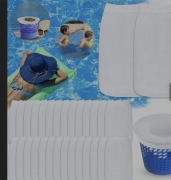 Filtr basenowy skarpetki do skimmer do basenu x 10 szt 