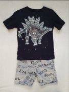 tshirt carter's 4/5 lat 110 krótkie spodenki dresowe szorty bluzka