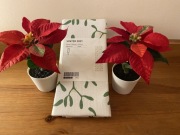 IKEA VINTER 2021 bieżnik + 2x FEJKA poinsecja NOWE