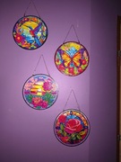 Witraże wiszące ozdoby haft diamentowy