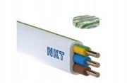 Przewód Płaski elektryczny, instalacyjny YDYp NKT 3 x 2,5 750V 100m