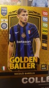 FIFA 365 2025 ADRENALYN XL PANINI Golden Baller RARE Nr 8 Barella