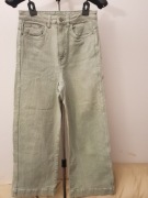 Zielone jeansy WEEKDAY 27 wide leg