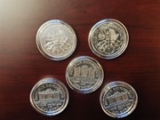 Wiedeński Filharmonik 1 oz uncja srebra x 5 szt., 2020 
