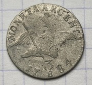 #3807 Niemcy Prusy 3 grosze 1784 B srebro 