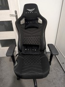 Fotel gamingowy GAMVIS Elite 2.0 Pro XL Czarny z METALOWYM krzyżakiem