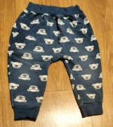 Spodnie dla niemowlaka w misie 74 cm.