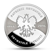 Patrioci 1944 Obywatele 2014 - 20 zł moneta srebrna