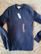 Sweter Tommy Hilfiger S granat nowa metka USA