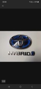 EMBLEMAT LOGO TOYOTA HYBRID PRIUS YARIS RAV-4 COROLLA 120 X 80 ORYGINAŁ