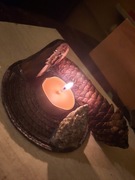 Świecznik natura rękodzieło 