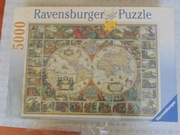 Puzzle 5000 Mapa historyczna Ravensburger