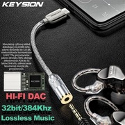 KEYSION Wzmacniacz dekoder Realtek Alc5683 USB C/2.5mm