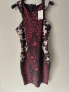 Next elegancka sukienka w roze  panterke jakosc 38