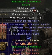 Nieugięty Hameosu, Kirys z zestawu niebiańscy bracia LD PC