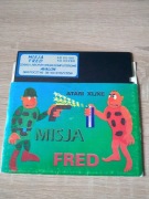 MISJA FRED  ATARI xe xl dyskietka oryginalna LK AVALON